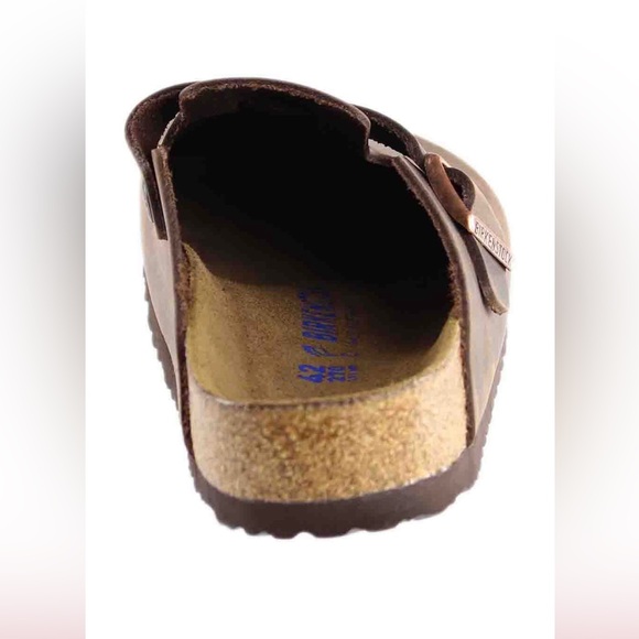 NWT Men’s Birkenstock Boston Oiled Leather Clog in Habana (Medium Brown) - Picture 7 of 15